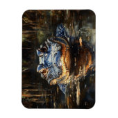 Magnet Flexible Alligator mignon en Floride Everglades Flexible (Vertical)