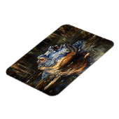 Magnet Flexible Alligator mignon en Floride Everglades Flexible (Côté Gauche)