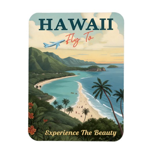 Magnet Flexible Aloha du Paradis : Hawaii (Vertical)