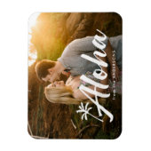 Magnet Flexible Aloha Palm Tree photo de vacances (Vertical)