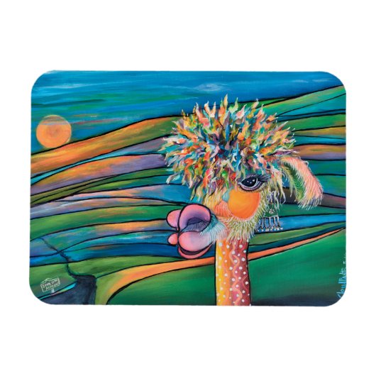 Magnet Flexible Alpaca - Aimant Kathleen (Horizontal)