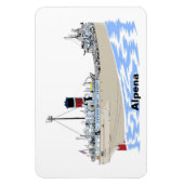 Magnet Flexible Alpena, cargo des Grands Lacs (Vertical)