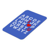 Magnet Flexible Alphabet ABC Je t'aime (Côté Gauche)