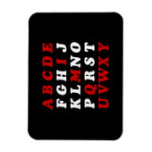 Magnet Flexible Alphabet anglais (Vertical)