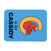 Magnet Flexible Alphabet d'Elmo | C Orange (Horizontal)