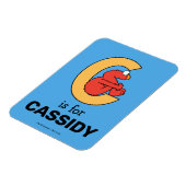 Magnet Flexible Alphabet d'Elmo | C Orange (Côté Gauche)