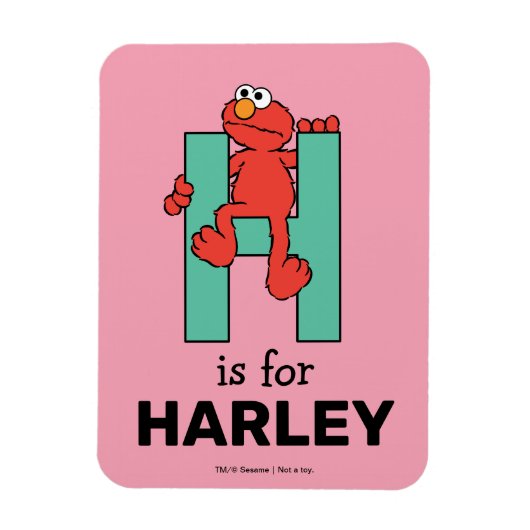 Magnet Flexible Alphabet d'Elmo | H Vert (Vertical)