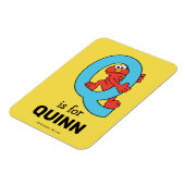 Magnet Flexible Alphabet d'Elmo | Q Bleu (Côté Gauche)