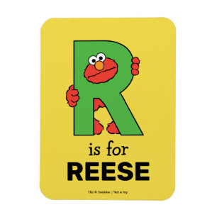 Magnet Flexible Alphabet d'Elmo   R Green