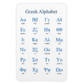 Magnet Flexible Alphabet grec (Vertical)