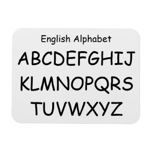 Magnet Flexible Alphabet par Janz White Smoke 3x4