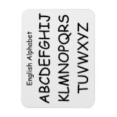 Magnet Flexible Alphabet par Janz White Smoke 3x4 (Vertical)