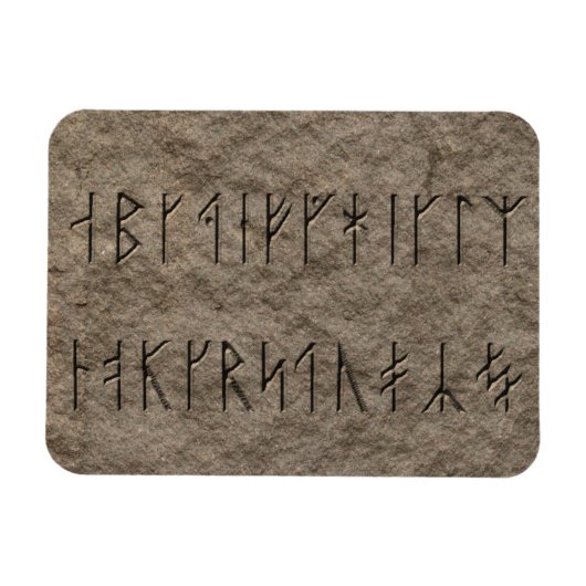 Magnet Flexible Alphabet viking (Horizontal)