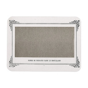 Magnet Flexible Alphonse Allais, April Fools, Grey, Art Abstrait
