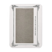 Magnet Flexible Alphonse Allais, April Fools, Grey, Art Abstrait (Vertical)