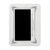 Magnet Flexible Alphonse Allais, April Fools, Noir, Art Abstrait (Vertical)
