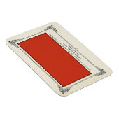 Magnet Flexible Alphonse Allais, April Fools, Rouge, Art Abstrait (Côté Droit)