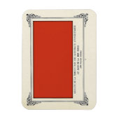 Magnet Flexible Alphonse Allais, April Fools, Rouge, Art Abstrait (Vertical)