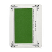 Magnet Flexible Alphonse Allais, Avril Fools, Vert, Art Abstrait (Vertical)