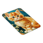 Magnet Flexible Alphonse Mucha Art Nouveau Chat (Côté Droit)