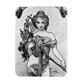 Magnet Flexible Alphonse Mucha Broken Blossoms (Vertical)
