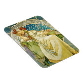 Magnet Flexible Alphonse Mucha Princess Hyacinth Art Nouveau (Côté Droit)