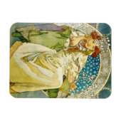 Magnet Flexible Alphonse Mucha Princess Hyacinth Art Nouveau (Horizontal)