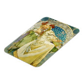 Magnet Flexible Alphonse Mucha Princess Hyacinth Art Nouveau (Côté Gauche)