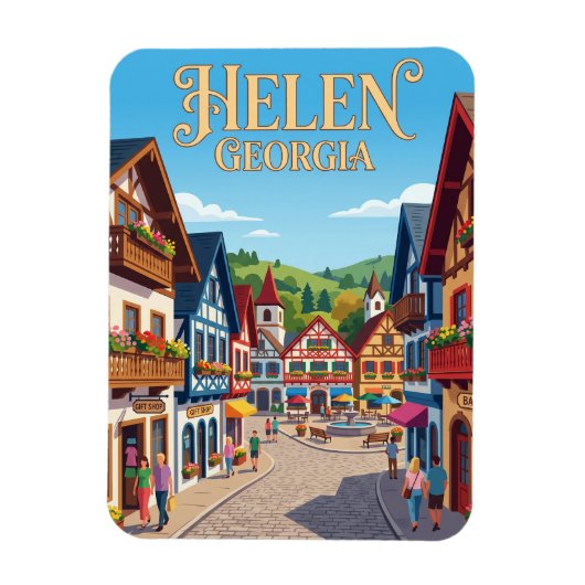 Magnet Flexible Alpine Helen Géorgie (Vertical)