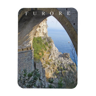 Magnet Flexible Amalfi Coast Furore vue frigo aimant