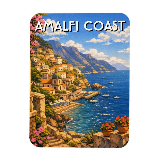 Magnet Flexible Amalfi Italie (Vertical)