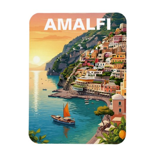 Magnet Flexible Amalfi Italie (Vertical)