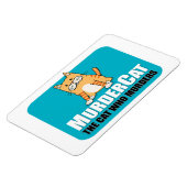 Magnet Flexible Amant de chat assassin drôle (Côté Gauche)