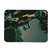 Magnet Flexible amant de course de moto cadeau (Horizontal)