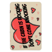 Magnet Flexible Amant de porte Cabine de croisière amusant (Vertical)