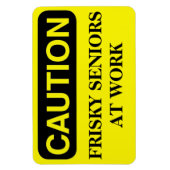 Magnet Flexible Amant de porte Cabine de croisière amusant - Aînés (Vertical)