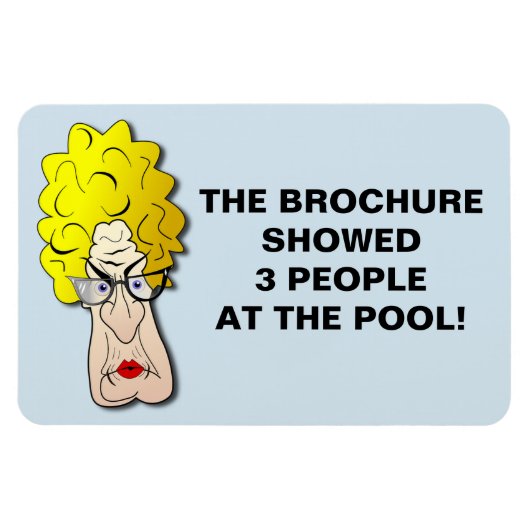 Magnet Flexible Amant de porte Cabine de croisière amusant - Broch (Horizontal)