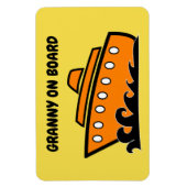 Magnet Flexible Amant de porte Cabine de croisière amusant - Grand (Vertical)