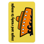 Magnet Flexible Amant de porte Cabine de croisière amusant - simpl (Vertical)