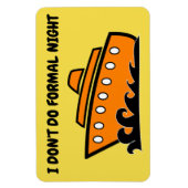 Magnet Flexible Amant de porte Cabine de croisière amusant - Soiré (Vertical)