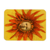 Magnet Flexible Amant flexible bébé fleur amusant (Horizontal)