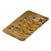 Magnet Flexible Amant lapin drôle Meerkat (Côté Gauche)