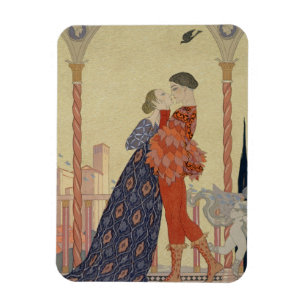 Magnet Flexible Amants sur un balcon (la semaine sur le papier)
