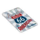 Magnet Flexible Amarillo Route 66 Amérique Vintage Texas (Côté Droit)