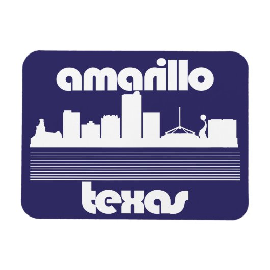 Magnet Flexible Amarillo Texas (Horizontal)