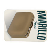 Magnet Flexible Amarillo texas affiche voyage (Horizontal)