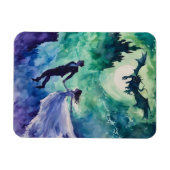 Magnet Flexible Amateurs de vol - Peinture aquarelle (Horizontal)