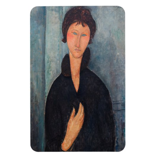 Magnet Flexible Amedeo Modigliani - Femme aux yeux bleus (Vertical)