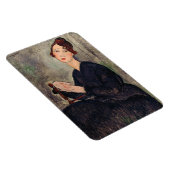 Magnet Flexible Amedeo Modigliani - Portrait de Dedie Hayden (Côté Droit)