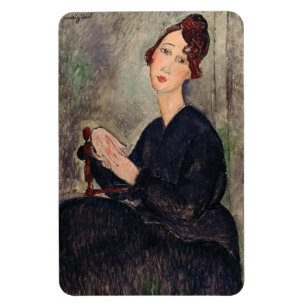 Magnet Flexible Amedeo Modigliani - Portrait de Dedie Hayden